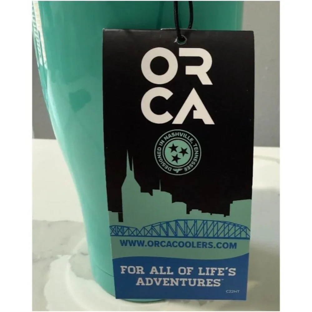 ORCA Chaser Insulated Seafoam Green Stainless Steel Tumbler 22 Oz